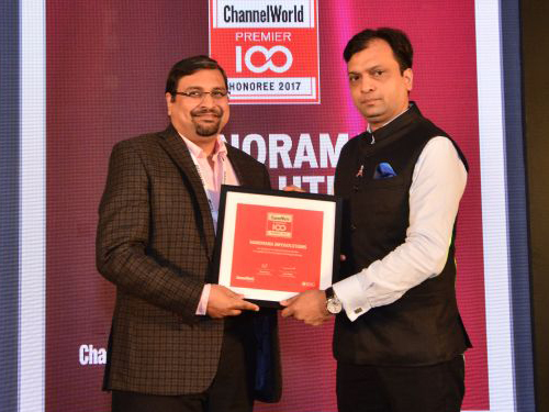 ChannelWorld awarded Manorama Infosolutions the coveted Premier 100 Award for 2017
